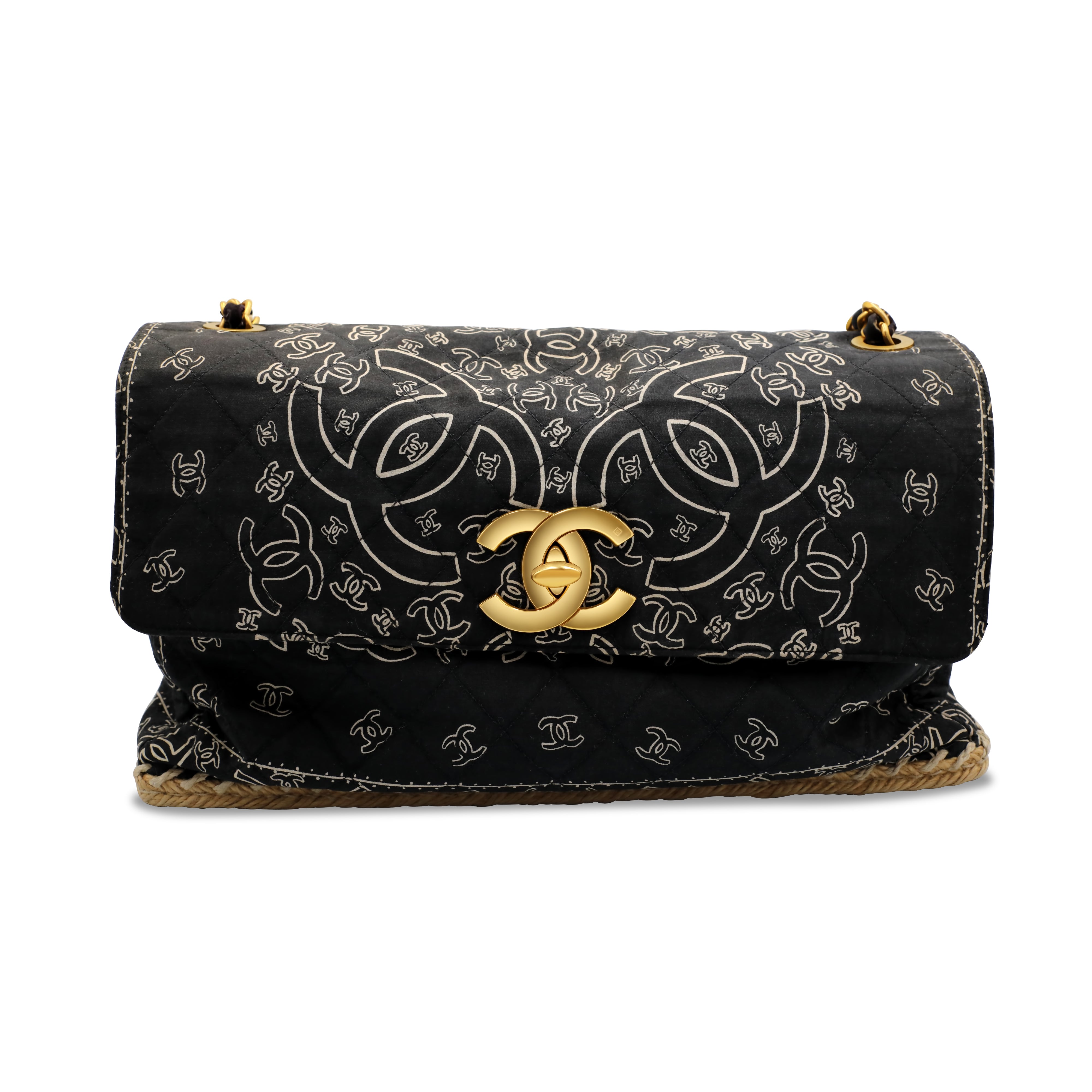 CHANEL JUMBO BANDANA FLAP BAG