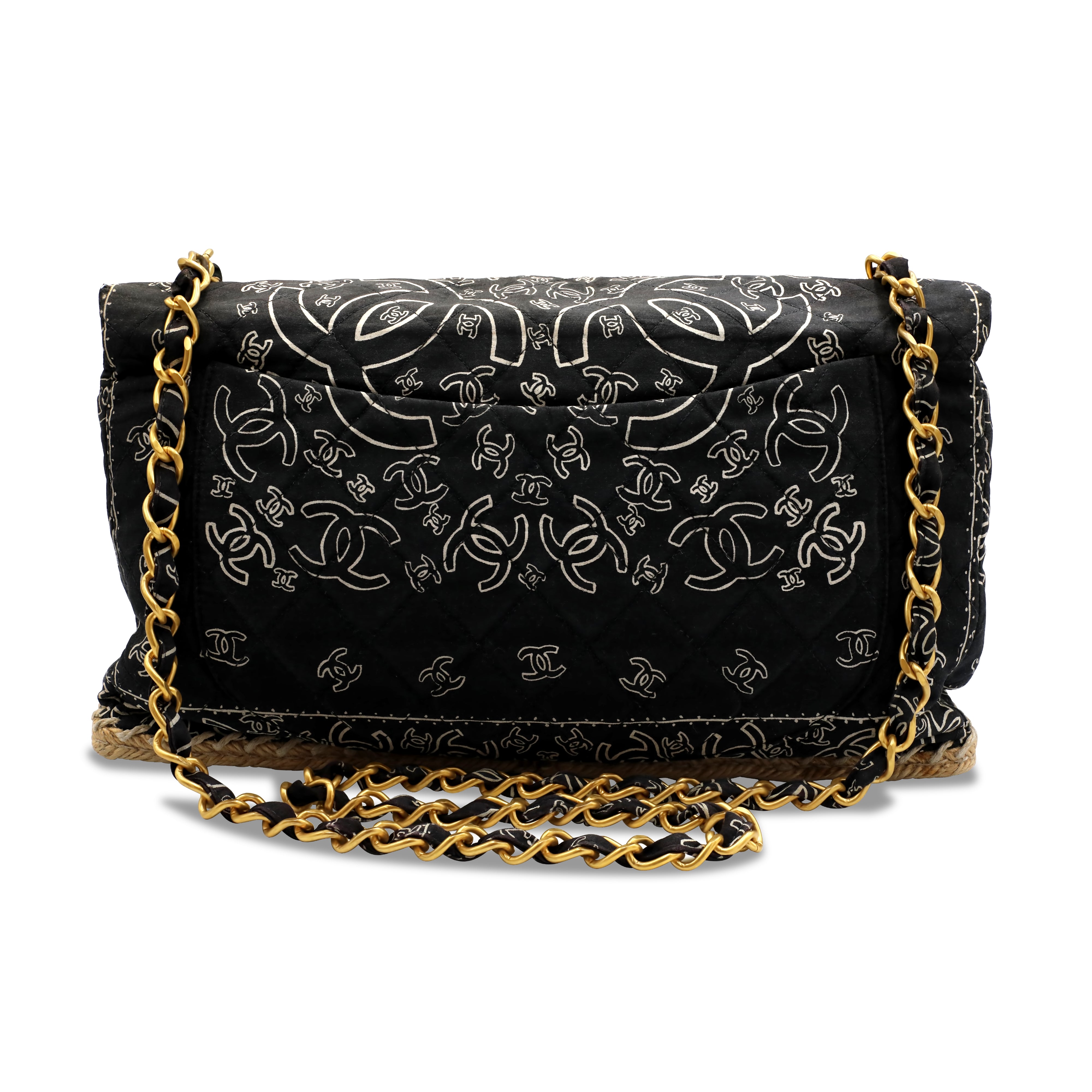 CHANEL JUMBO BANDANA FLAP BAG