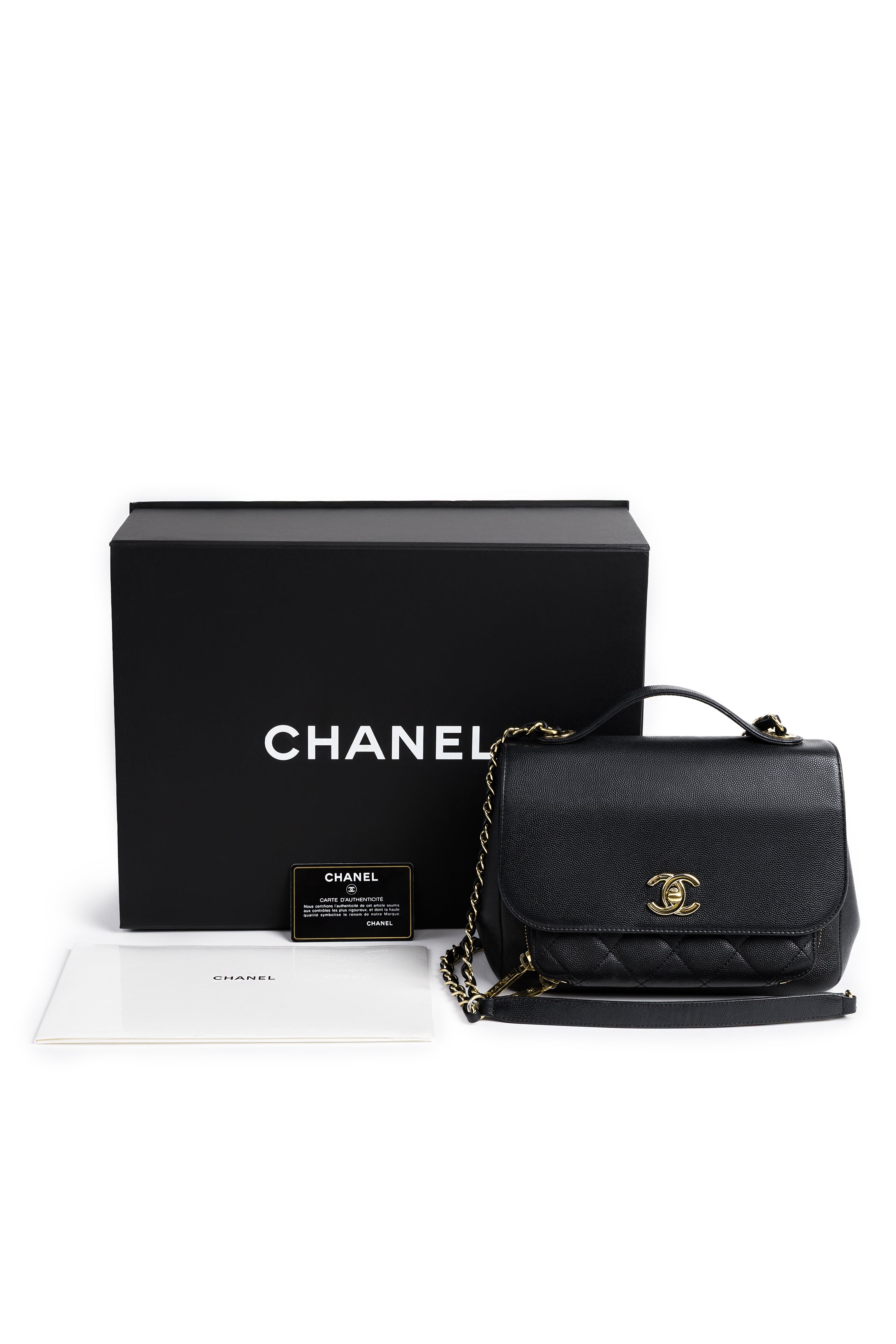 CHANEL BUSINESS AFFINITY FLAP BAG - SMALL