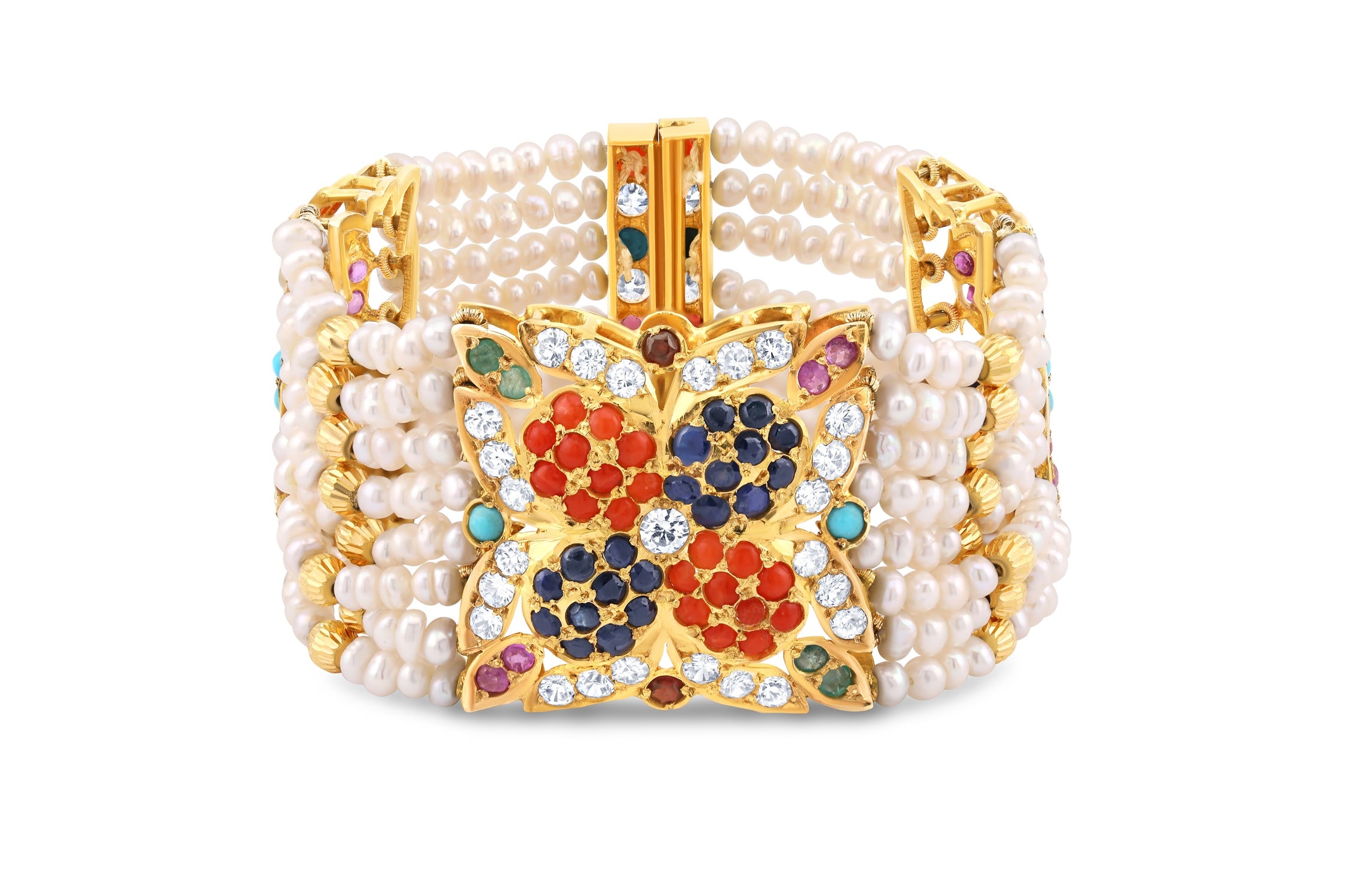 VINTAGE JEWELS BRACELET SIZE 15